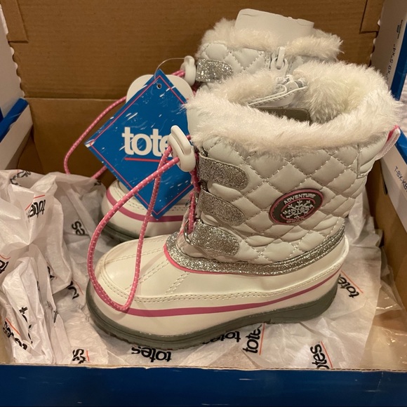 Totes toddler girls Winter Boots - size 8 - Picture 5 of 8